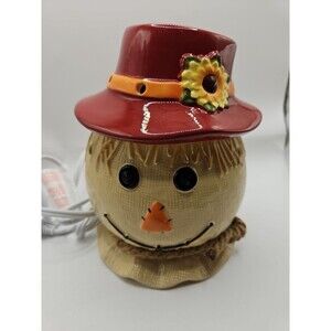 Scentsy Scarecrow Premium Warmer Full Size Retired Fall Halloween Thanksgiving